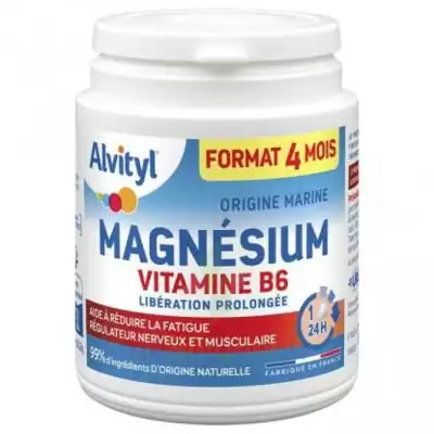 Alvityl Magnésium Vitamine B6 Libération Prolongée Comprimés Lp Pot/120 à FLEURANCE